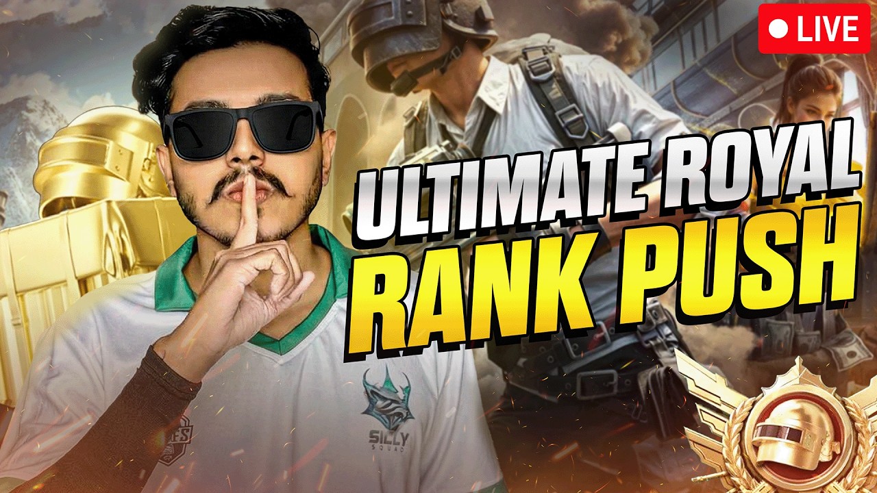 ULTIMATE ROYALE RANK LEGEND 10 || DAY 19 LIVE #bgmilive #ultimateroyal