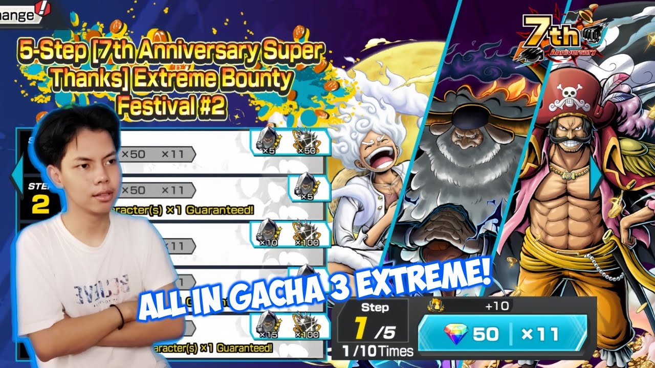 HOKI TERGILA! 500 RD BANJIR DAPAT 3 EXTREME🔥 One Piece Bounty Rush 