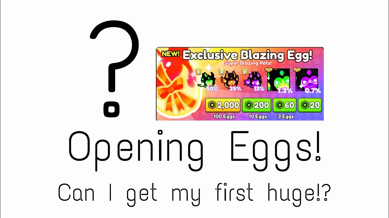 OPENING EXCLUSIVE EGGS TO TRY AND GET MY FIRST HUGE| PET SIMULATOR X: ENHANCED 