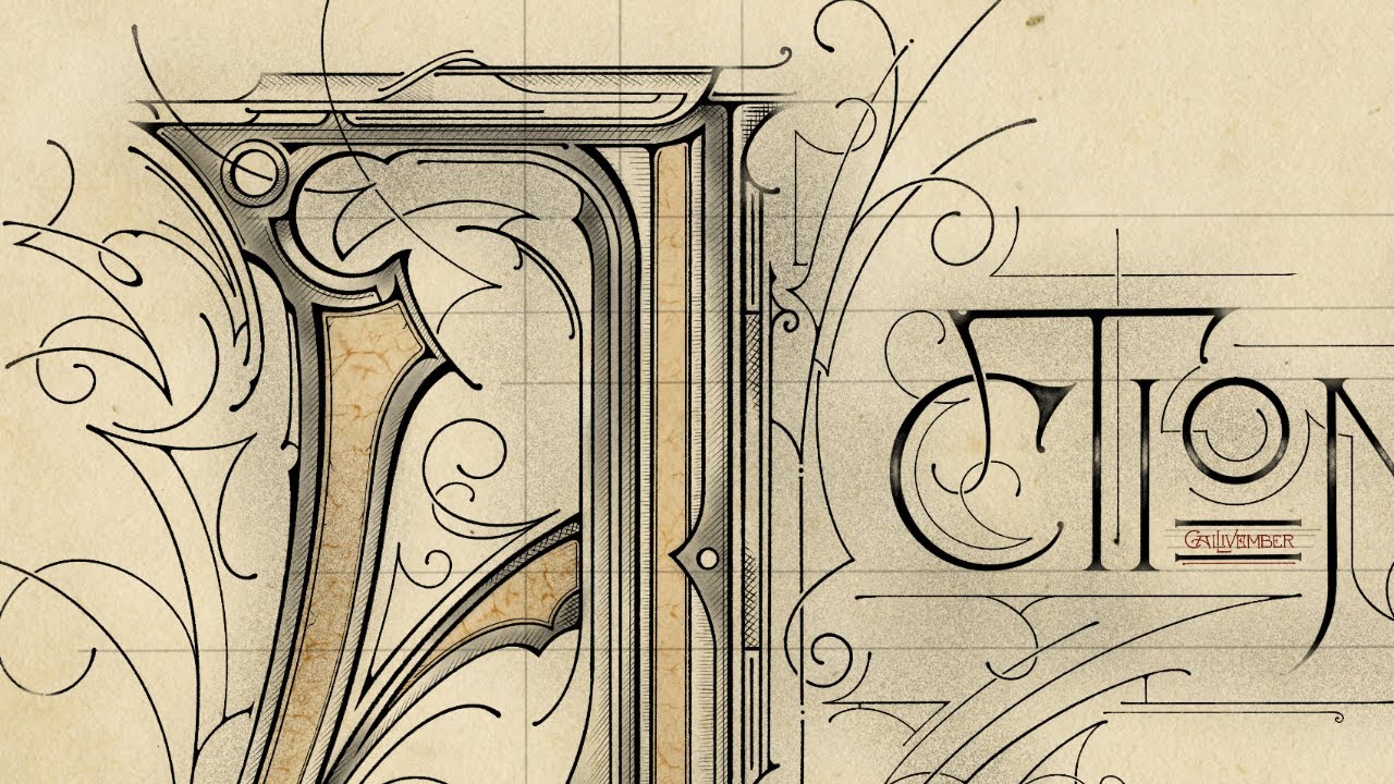 Callivember 2K20 | Action ( Procreate )