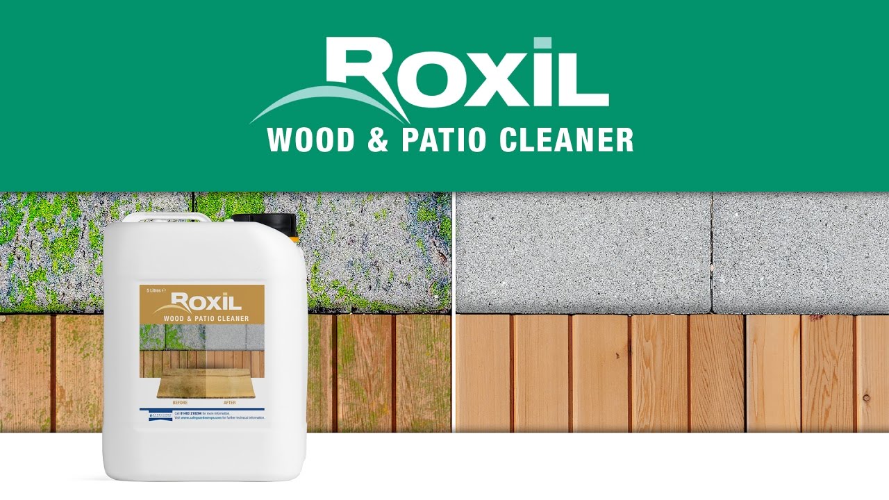 Clean Mould & Algae from Wooden Fencing - Roxil Wood & Patio Cleaner