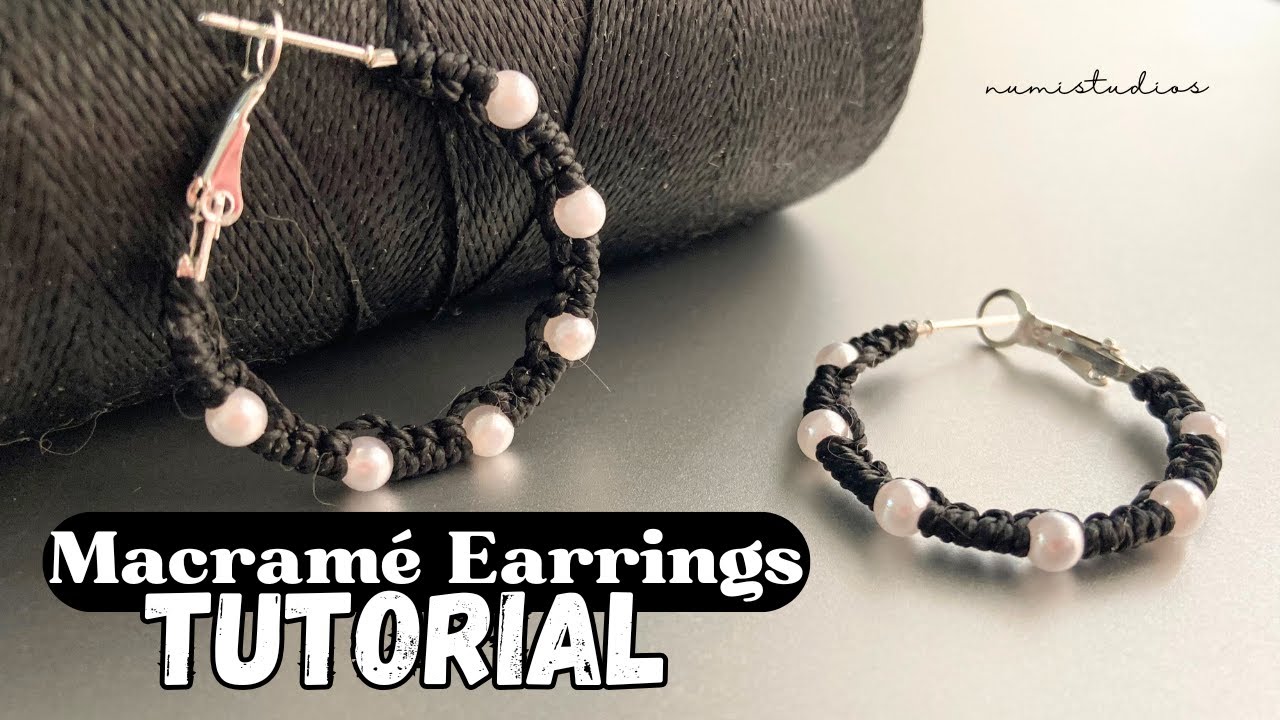 Easy Macrame Earrings Tutorial for Beginners – Step-by-Step DIY Guide
