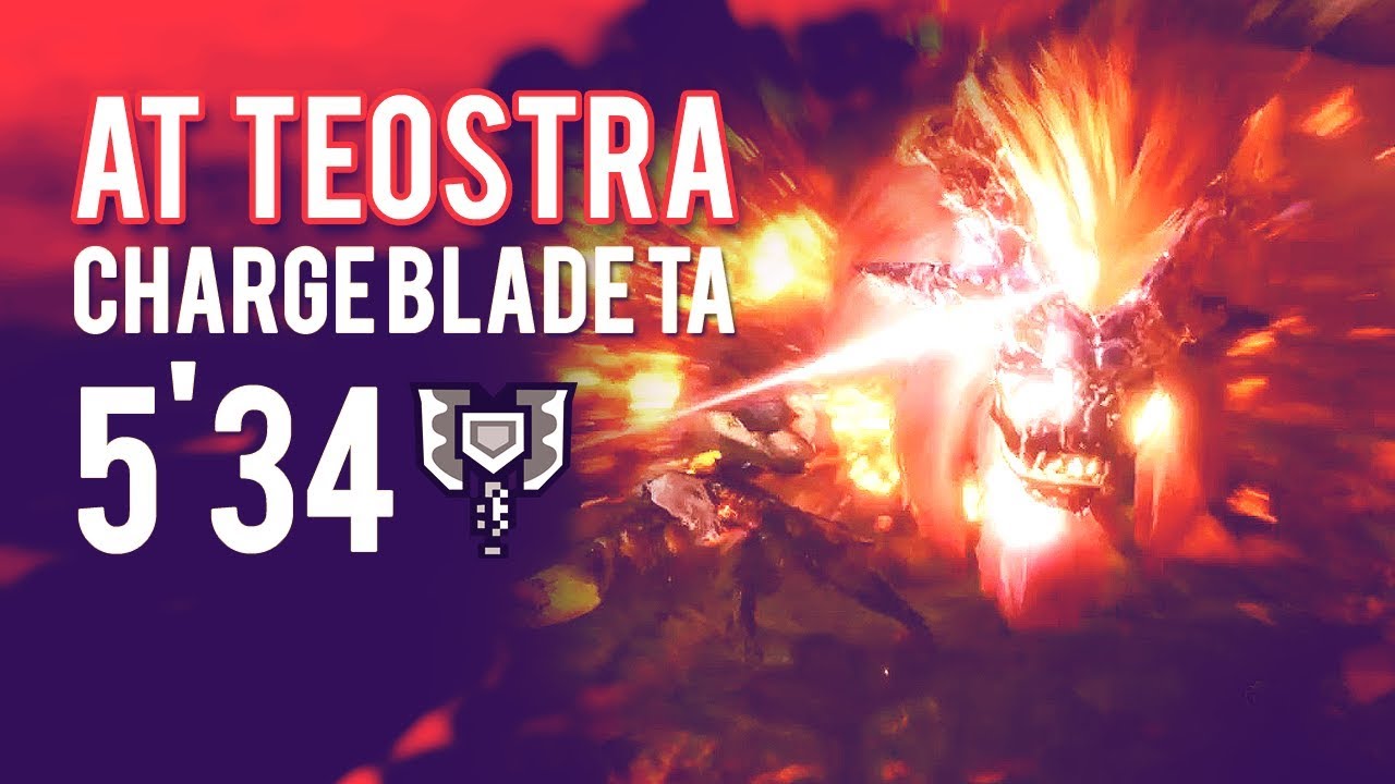 MHWorld | Arch-Tempered Teostra TA Rules Solo (Charge Blade) 5'34