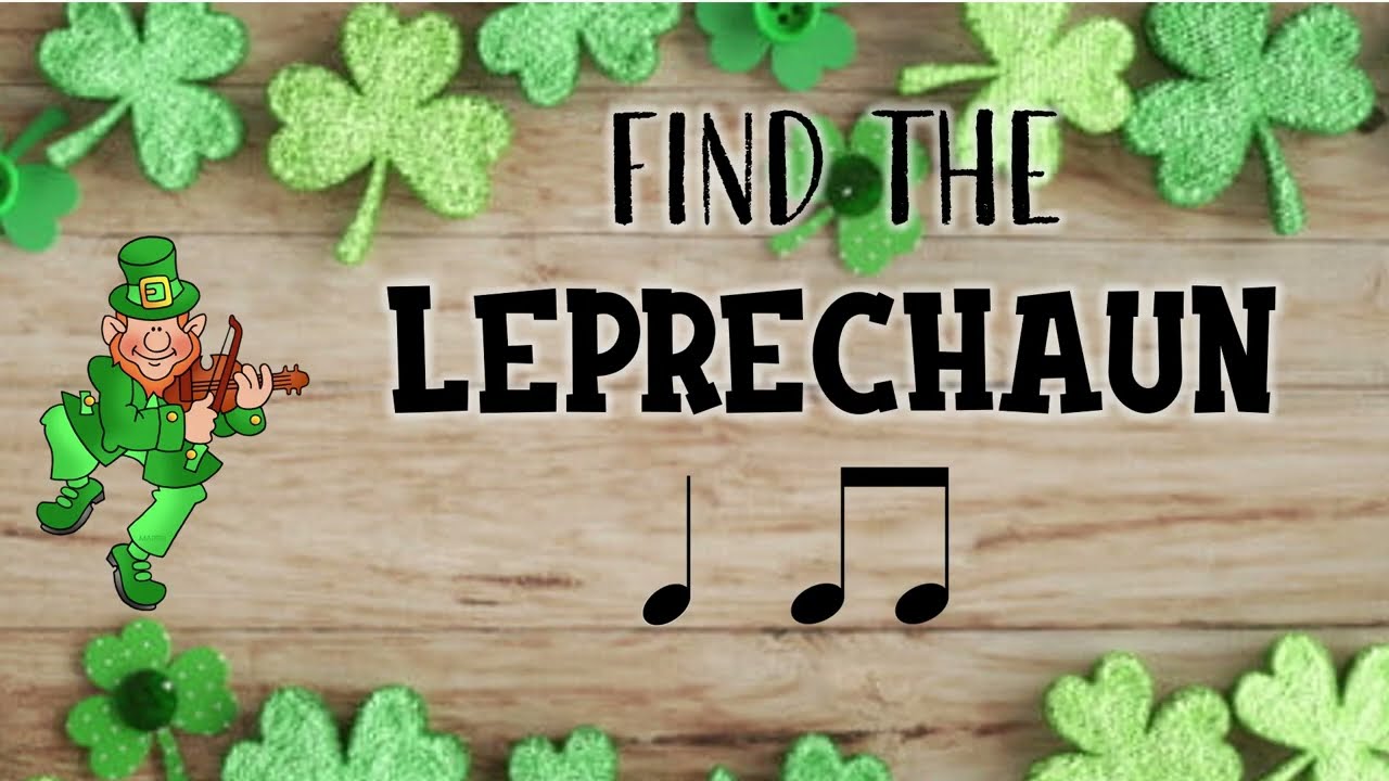 St. Patrick's Day Leprechaun Rhythm Play Along, level 1