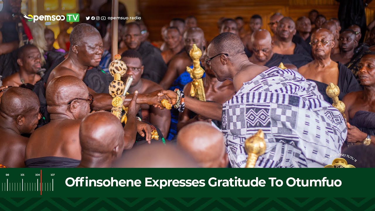 Offinsohene Expresses Gratitude To Otumfuo