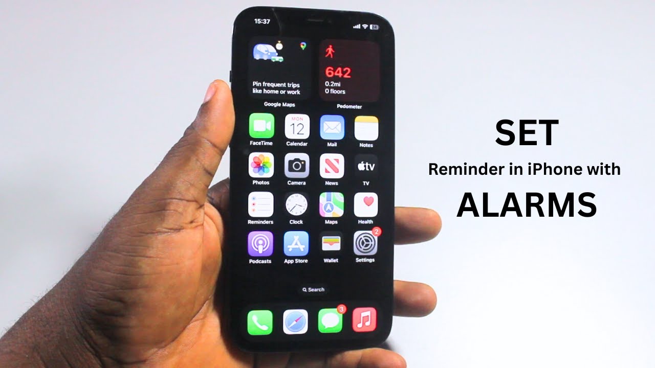 How to Set Reminder in iPhone with Alarm