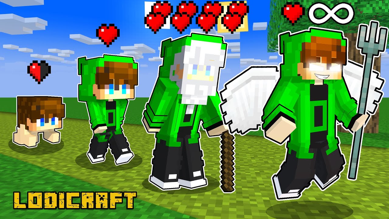 Olip's BIRTH To IMMORTAL in Minecraft!