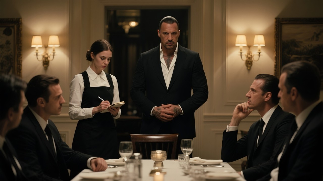 Men Refused to Pay the Waitress — Until the Mafia Boss Appeared Right Behind Them