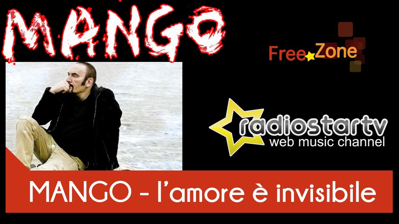 Mango l'amore è invisibile - intervista 29/05/2014 FreeZone - RADIOSTARTV