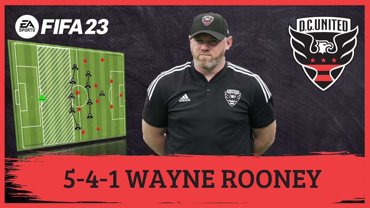 Уэйн Руни 5-4-1 DC United FIFA 23 |Тактика|