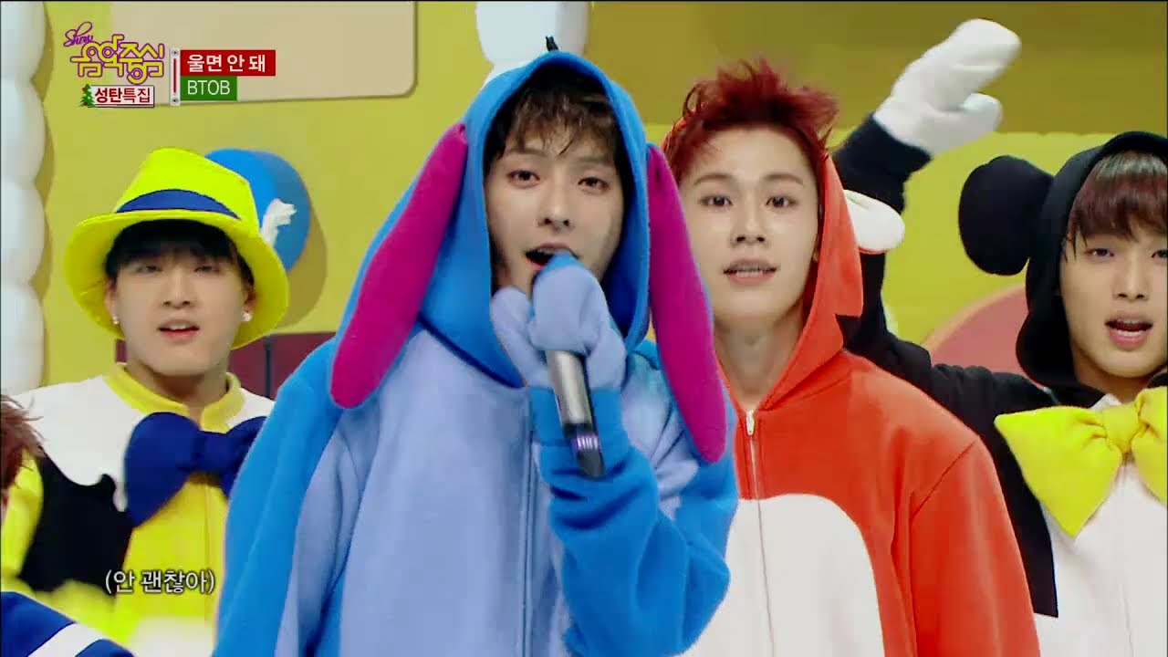 【TVPP】BTOB - The Winter's Tale, 비투비- 울면 안돼 @ Comeback Stage, Show Music core Live