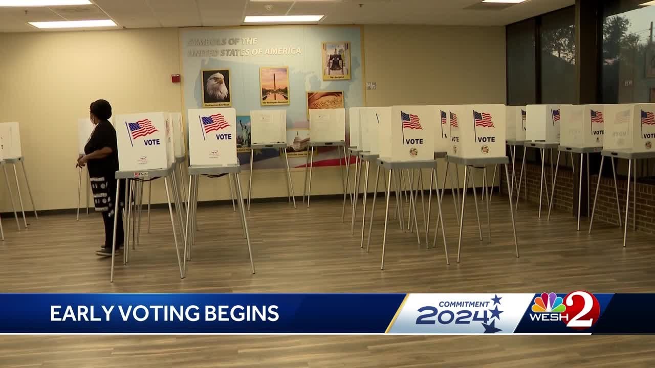 Early voting in Florida now open for most counties