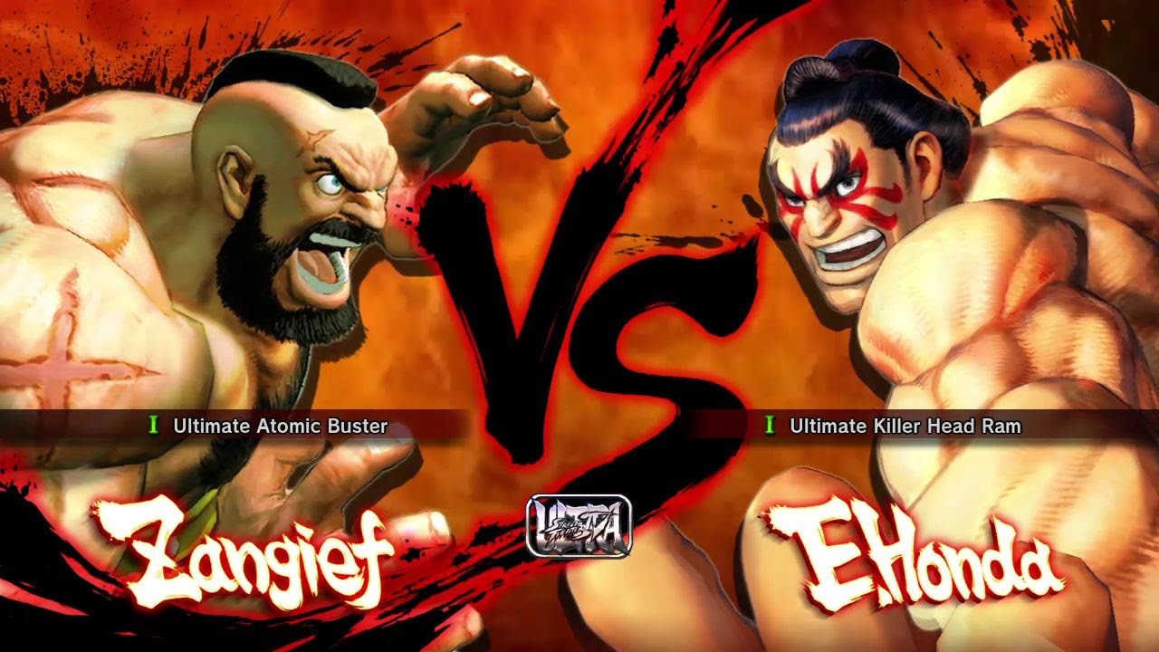 Ultra Street Fighter 4 - Zangief Vs E. Honda [Hardest]