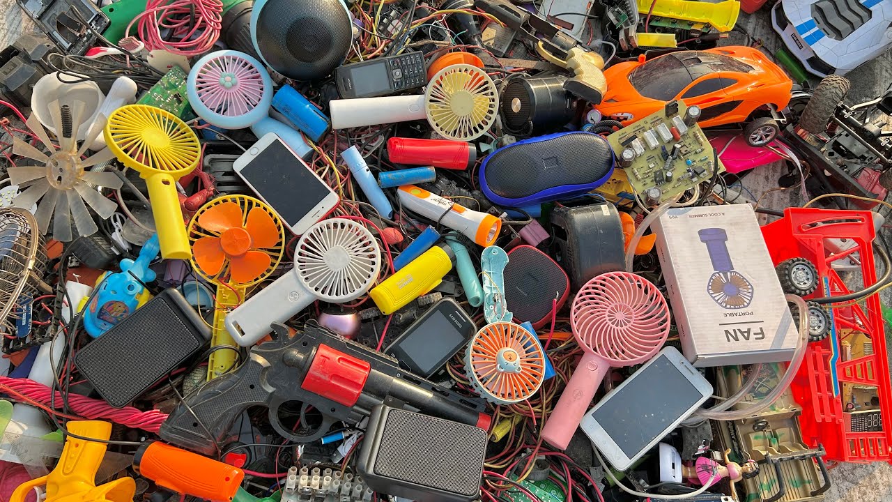 Breaking and opening high power dc big motor | toys motor and fan motor many more electronics 