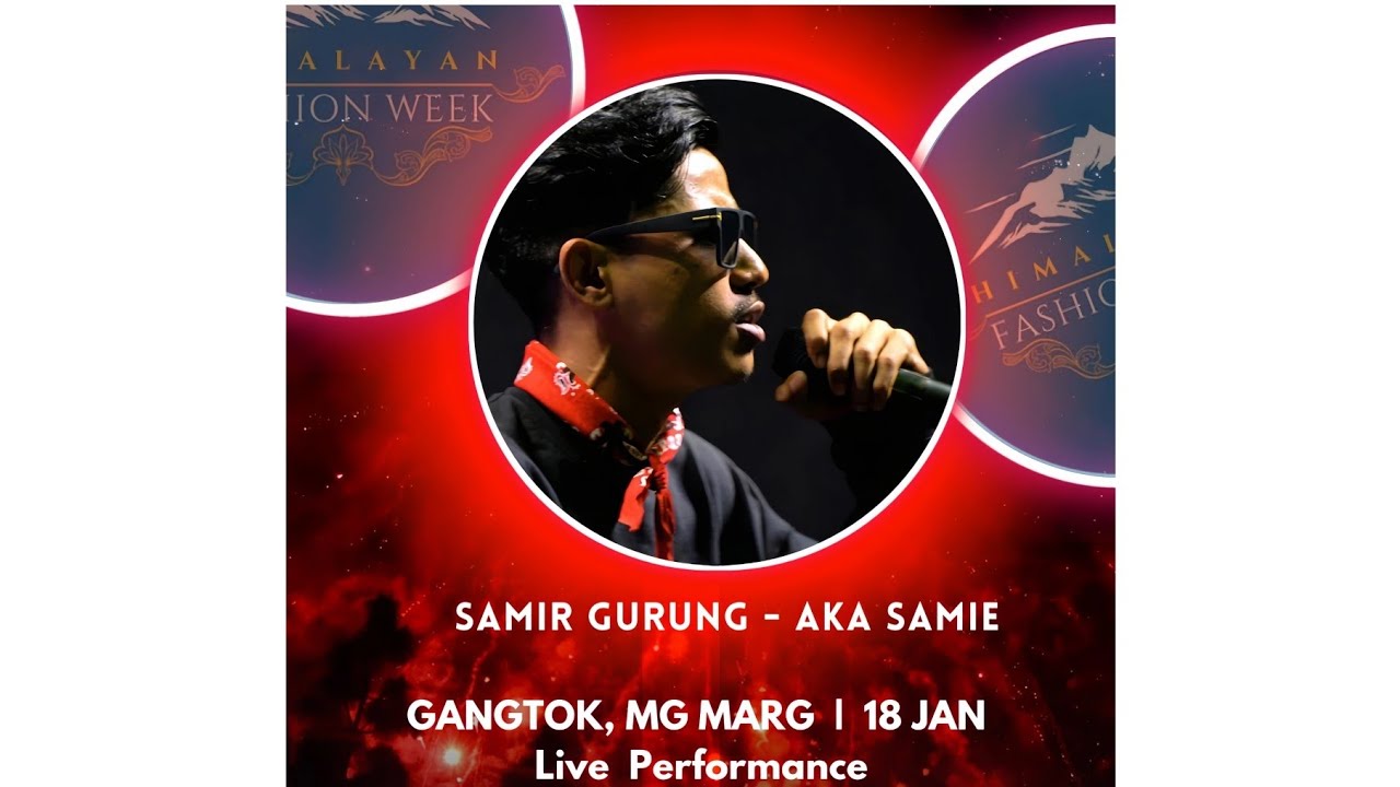 @SamieAka_SamirGurung || LIVE CONCERT AT  GANGTOK MG MARG 🔥||2025