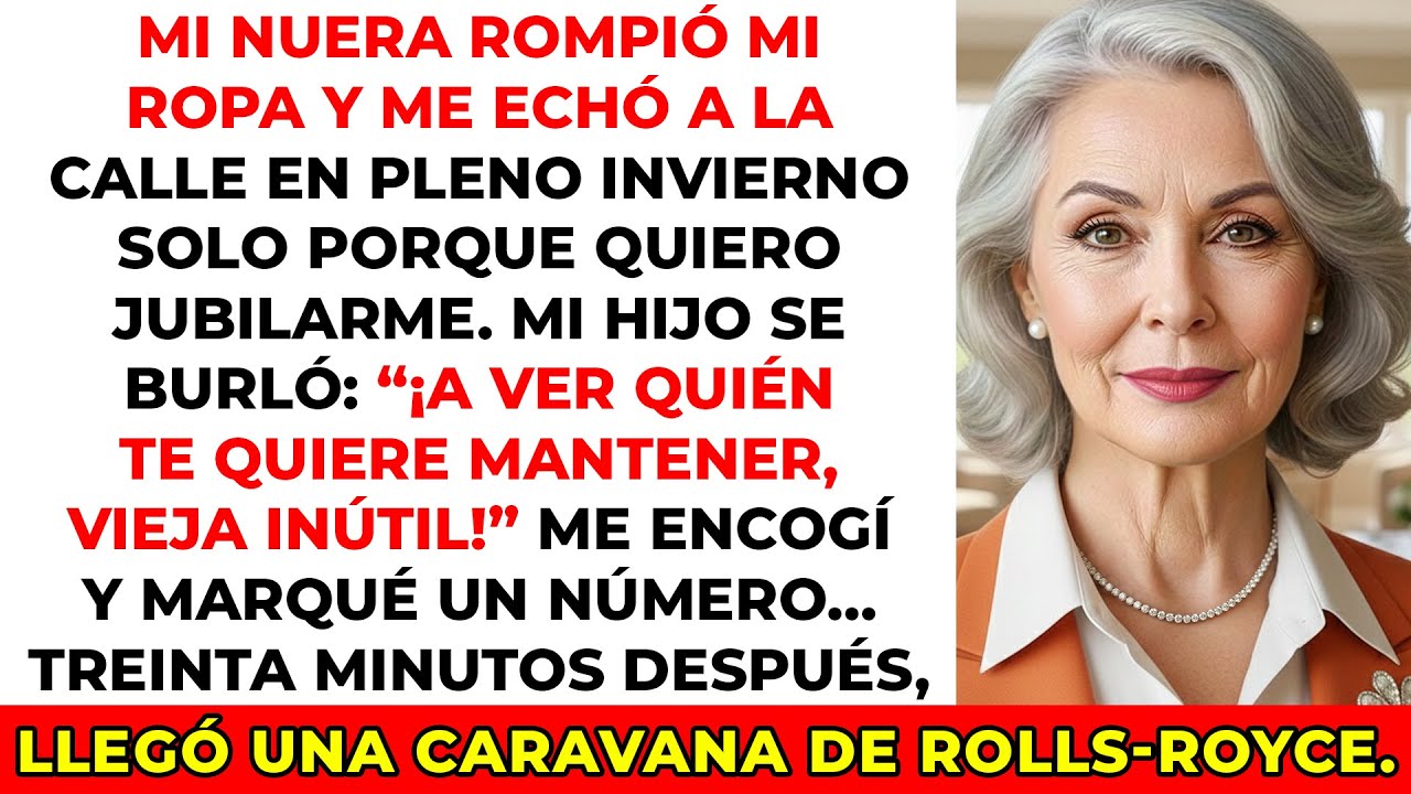 Mi nuera me echó de la casa porque quería jubilarme temprano. Mi hijo estuvo de acuerdo. Hice una…