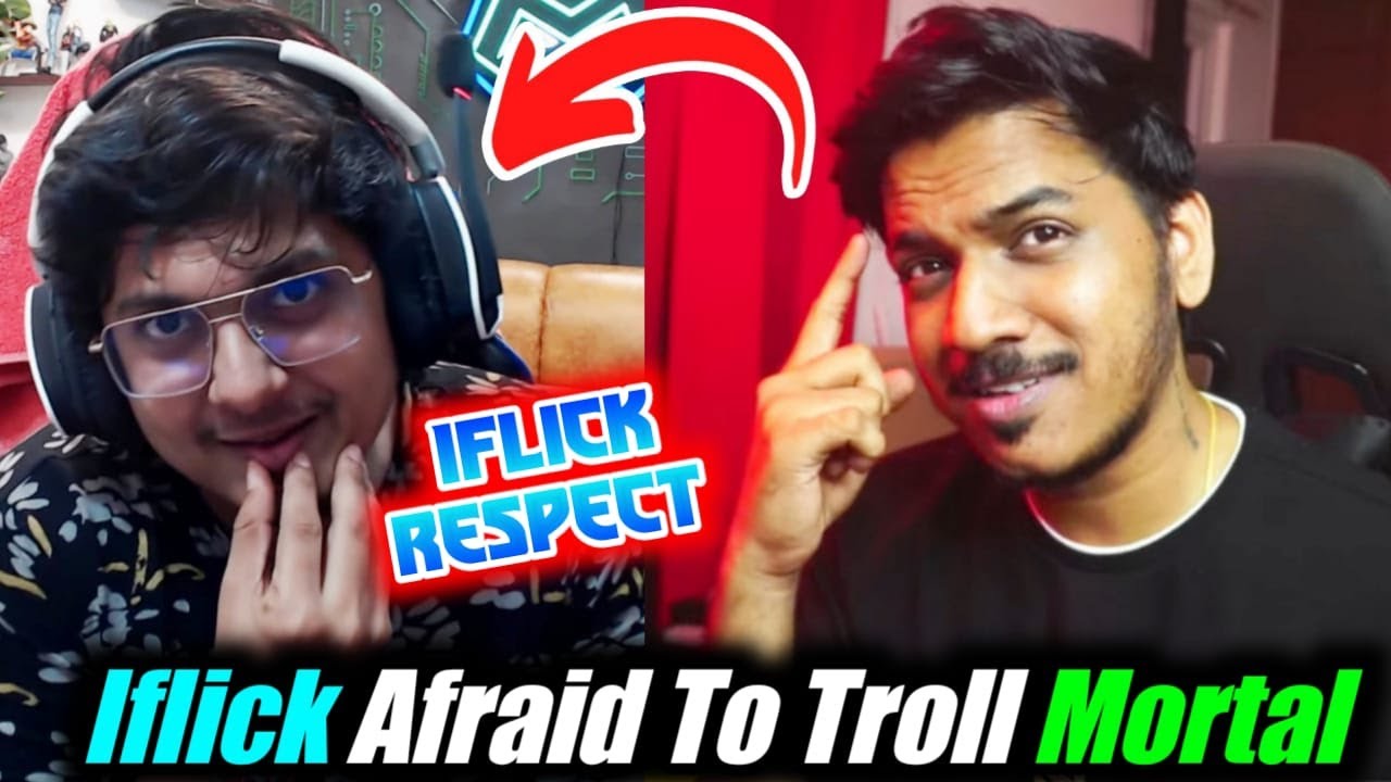 Iflick on People Realised Don't Troll Mortal this Controversy😂 Gem of IGC Mortal❤️