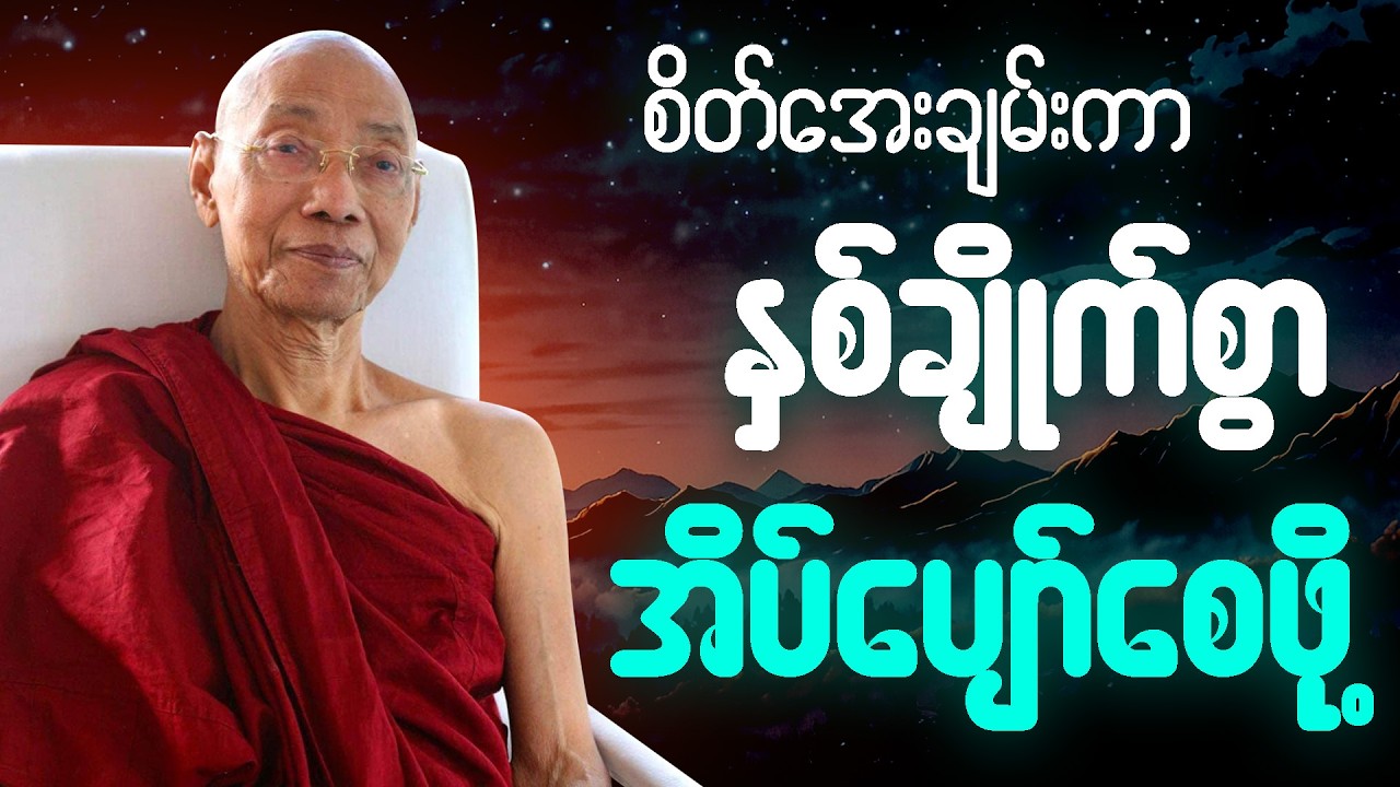 🌸ညစဥ်ဖွင့်၍ တရားမှတ်ရင်း အိပ်စက်အနားယူပါ 🙏  #ပါချုပ်ဆရာတော်ကြီး #တရားတော် #ညတရား 🎉🙏