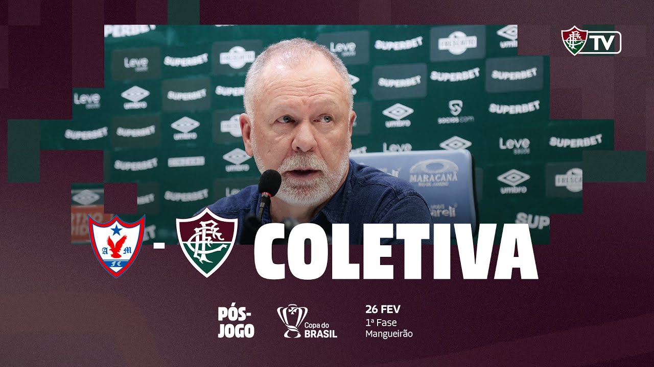 COLETIVA - ÁGUIA DE MARABÁ 0 X 8 FLUMINENSE | COPA DO BRASIL 2025 | PRIMEIRA FASE