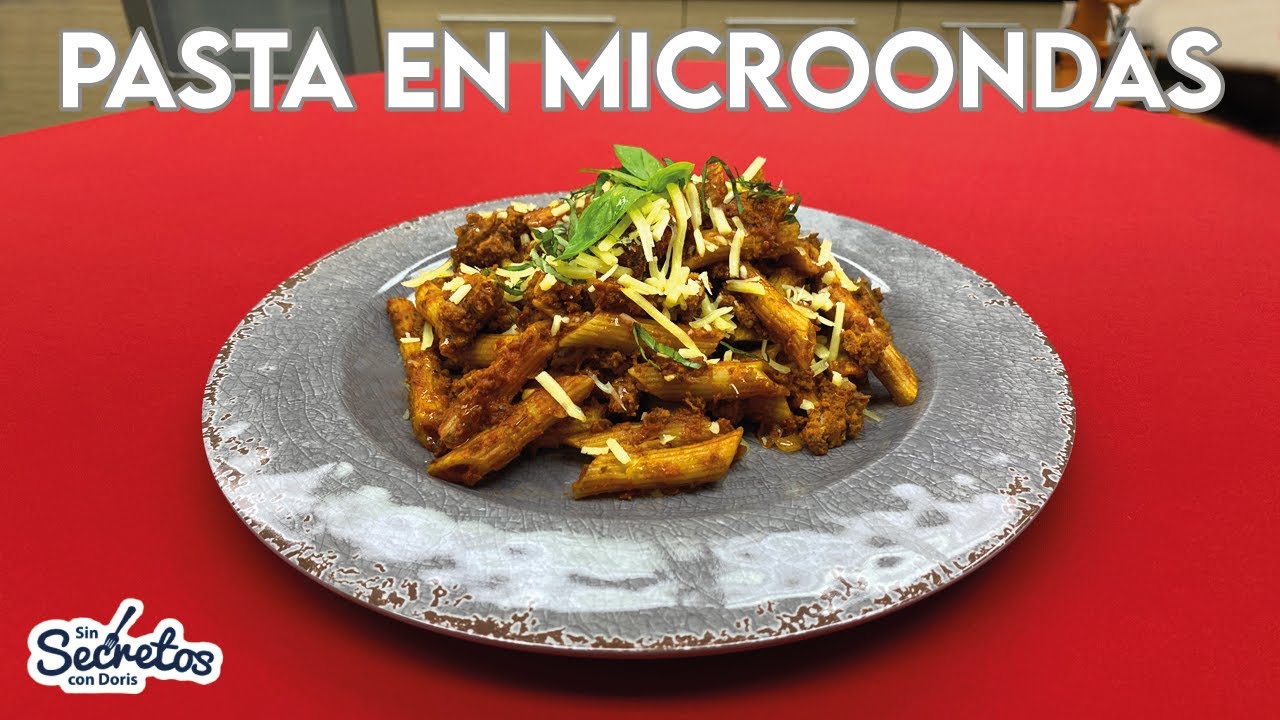 Pasta - EN MICROONDAS!