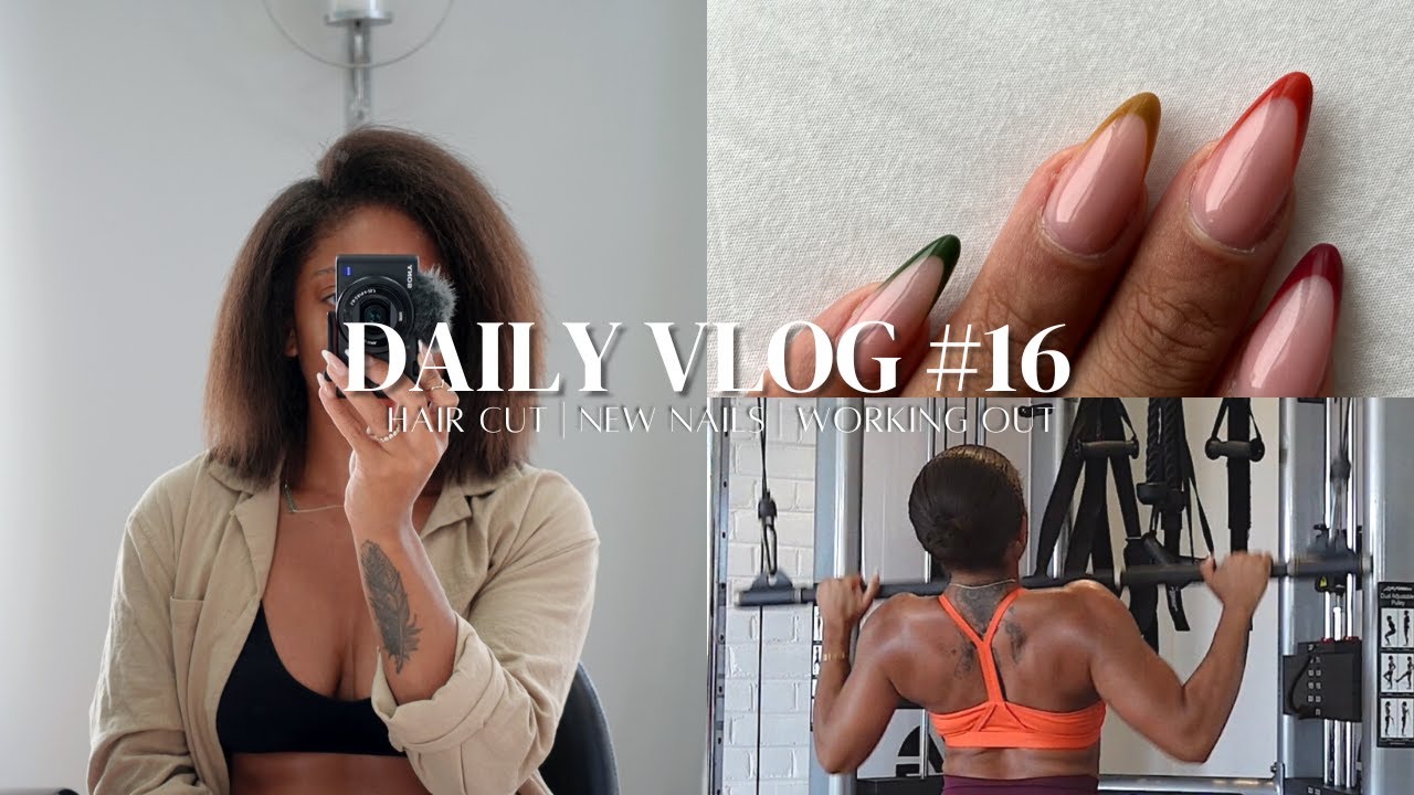 Daily Vlog #16 |  I Got My HAIR CUT,  New Nails & More Decluttering | Faceovermatter