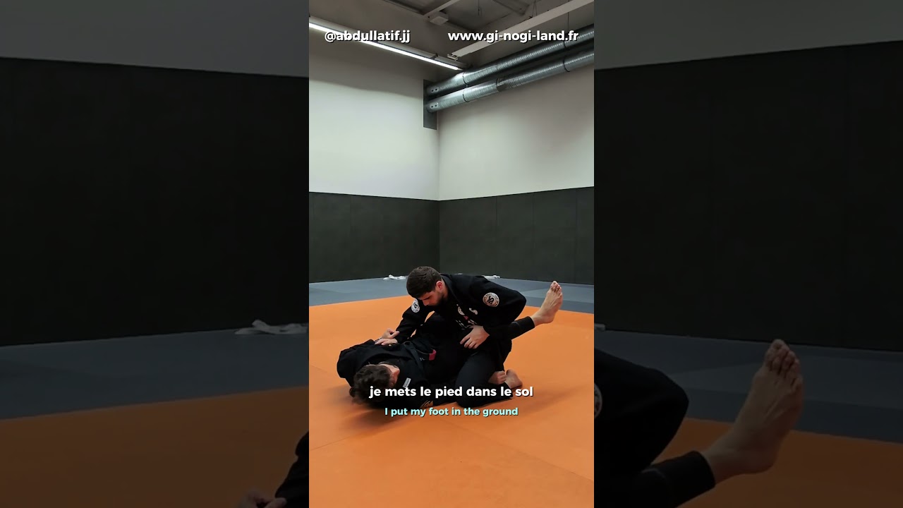 BJJ JJB - Flower sweep from Squid guard - Flower sweep depuis la Squid guard