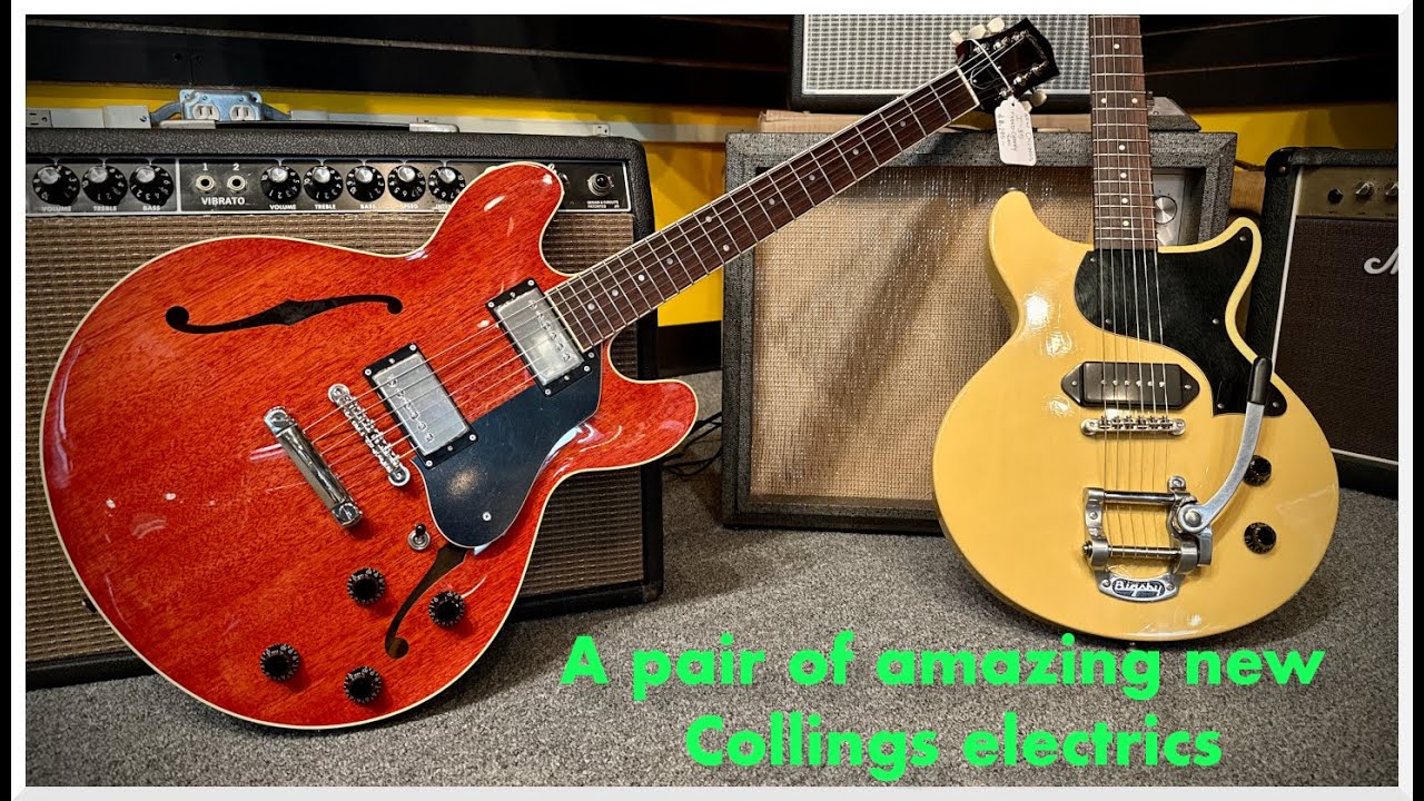 A pair of amazing new Collings electrics