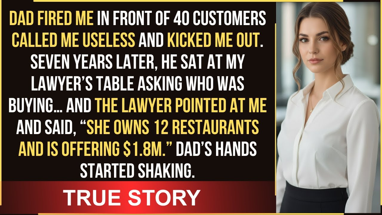 Dad Fired Me "You're Useless" - 7 Years Later I Bought His Restaurant For $1.8M