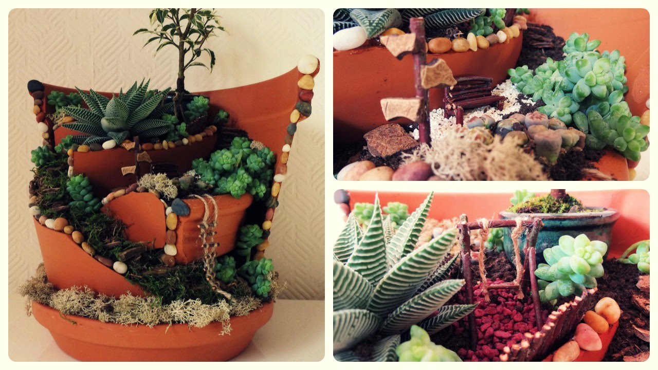 Fairy Garden #1 * DIY * Minigarten im Topf [eng sub]