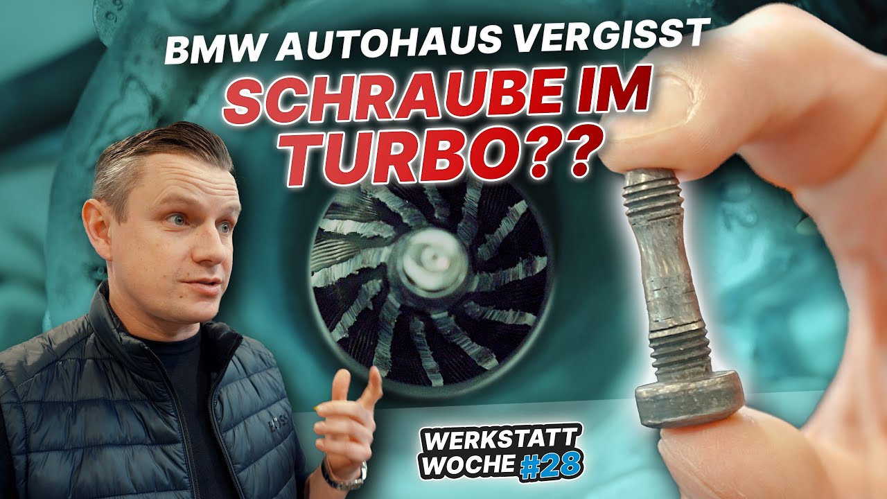BMW Autohaus vergisst SCHRAUBE im Turbo (G31) + X5 Riemenscheibe + E39 M5 V-Schiene + Eure FRAGEN