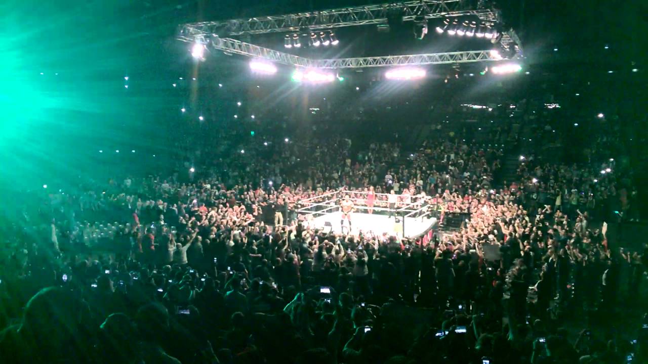 WWE entrée triple H Paris Bercy l'AccorHotels Arena 2016