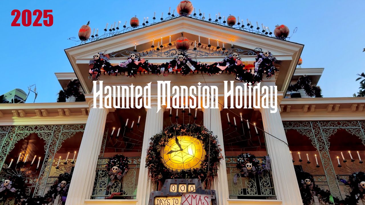 Haunted Mansion Holiday 2025 - Disneyland Resort Full Ride 4K POV