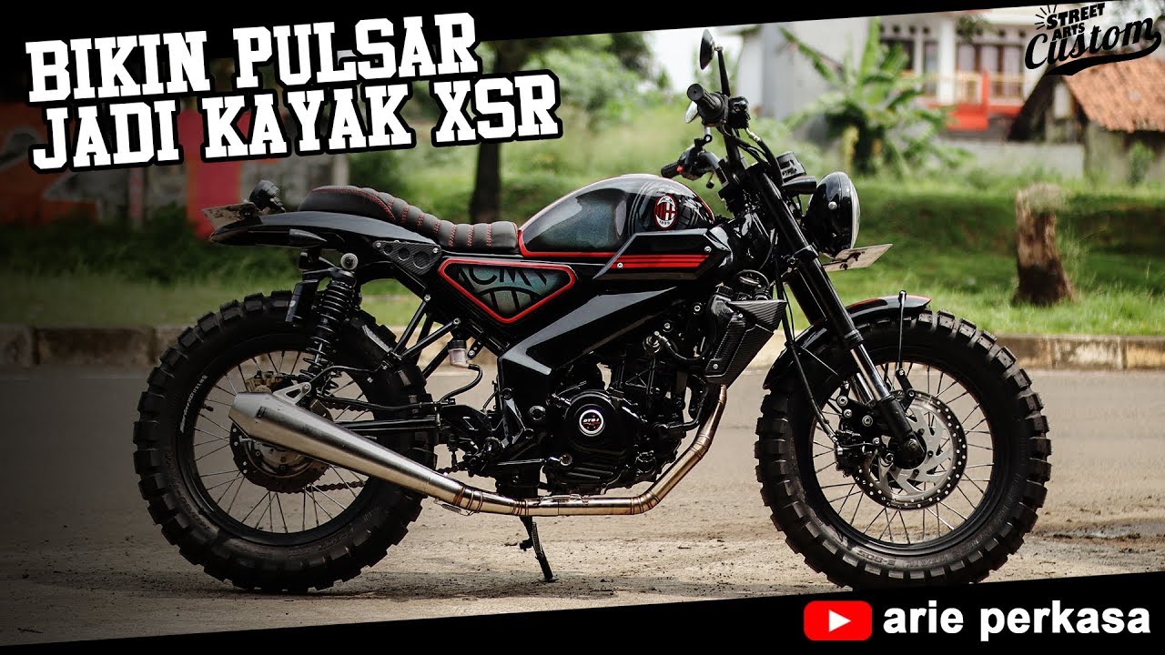 MODIFIKASI PULSAR JADI MIRIP XSR!!!