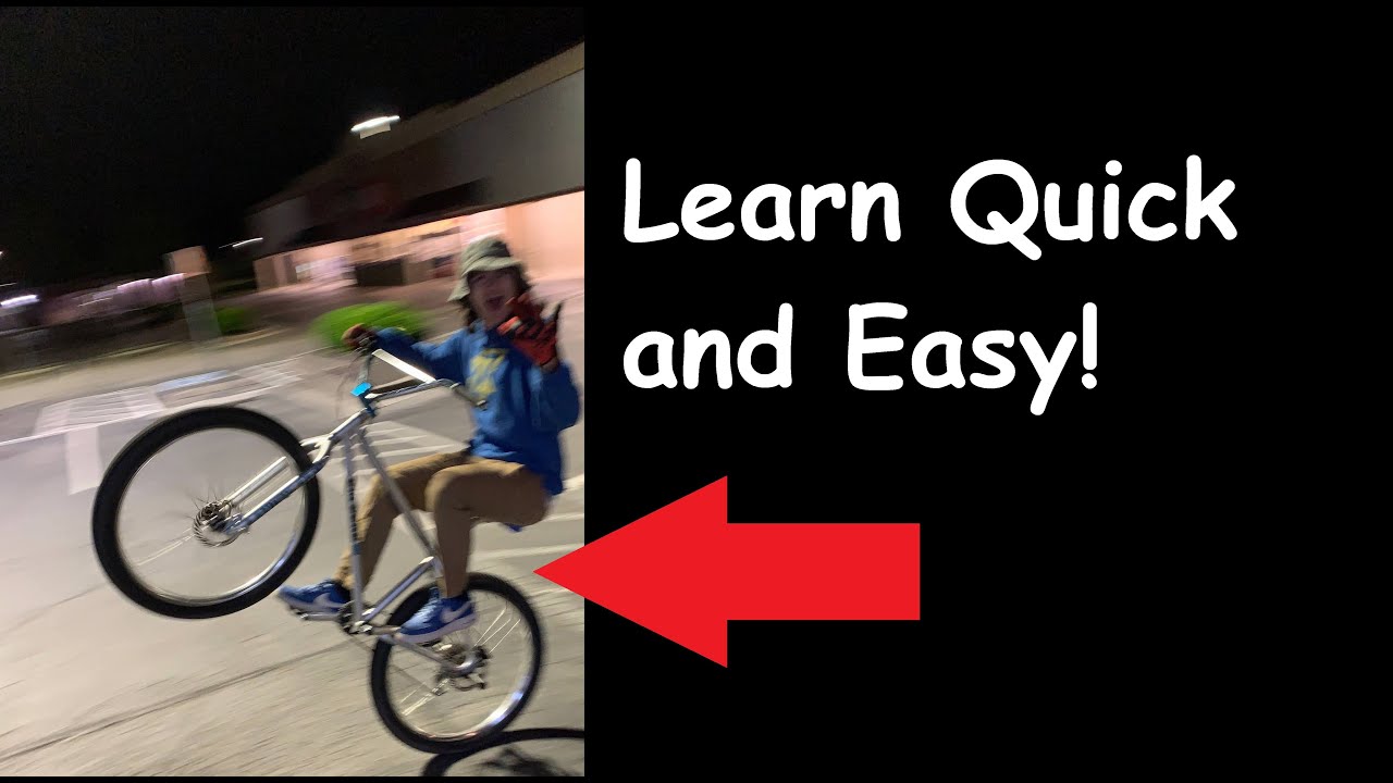 How to wheelie an se bike(for beginners)
