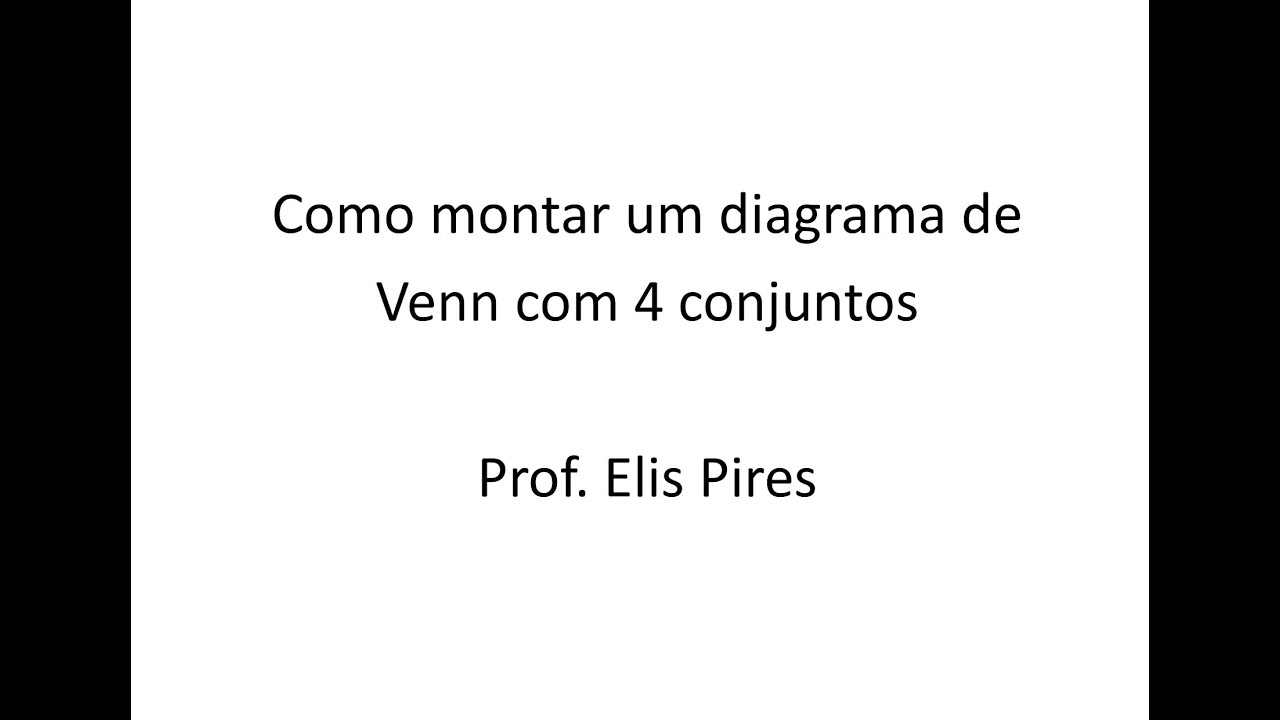 Diagrama de Venn com 4 conjuntos