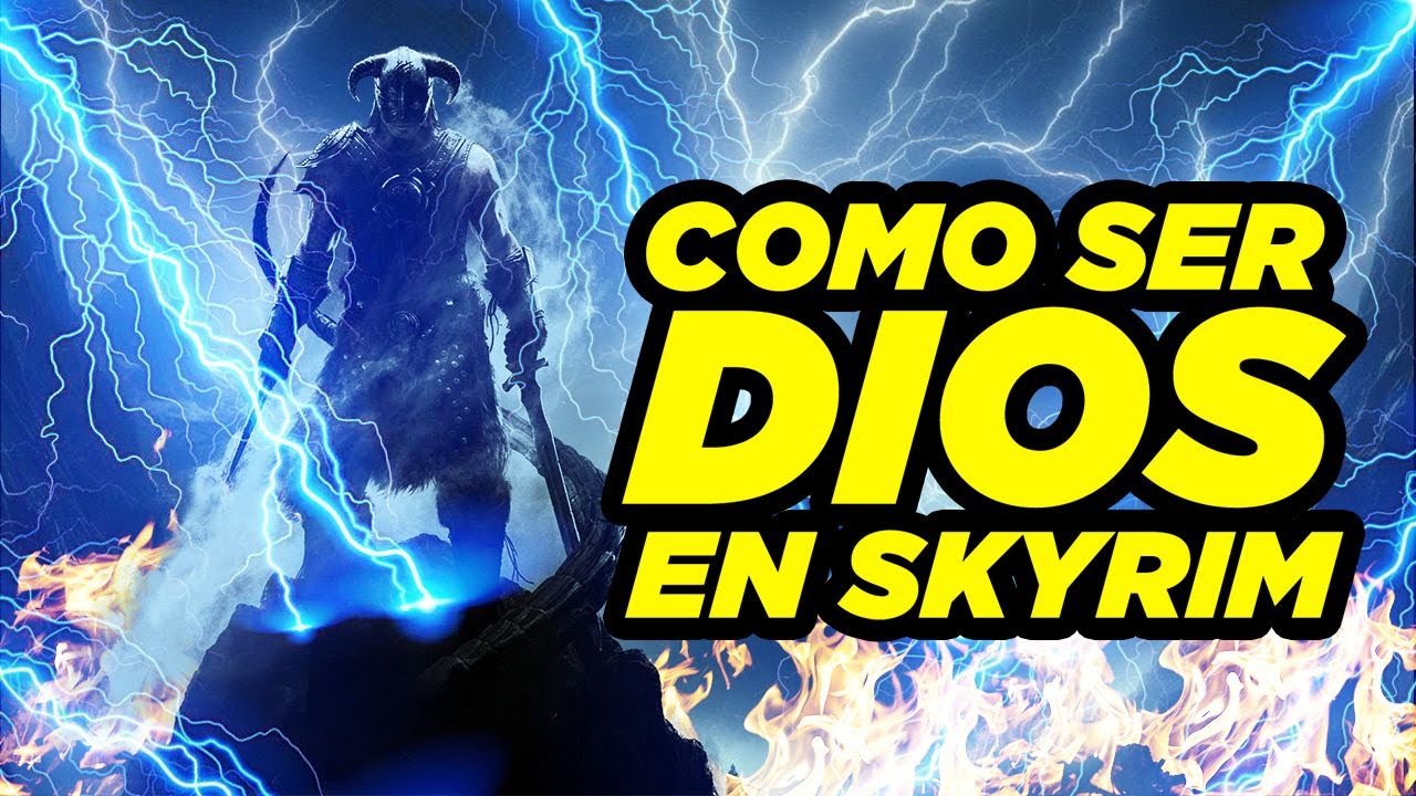 cómo SER DIOS  en SKYRIM a NIVEL UNO ✝️😎 | SKYRIM AE 2024