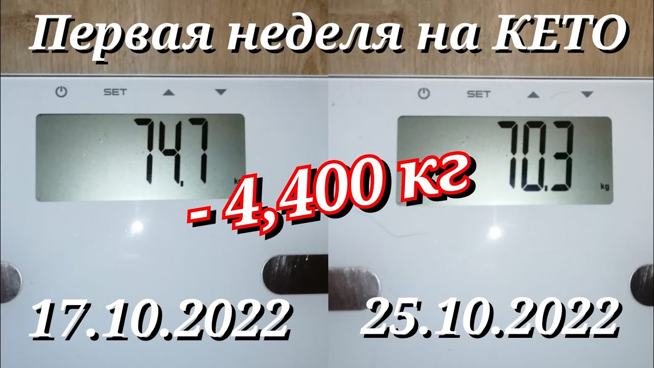 25.10.2022 КЕТО результат за неделю // Что я ем за день