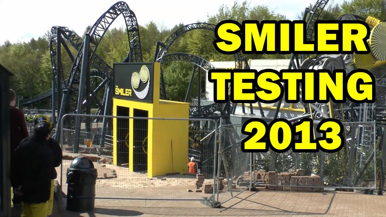 The SMILER rollercoaster TESTING at Alton Towers 13/05/2013