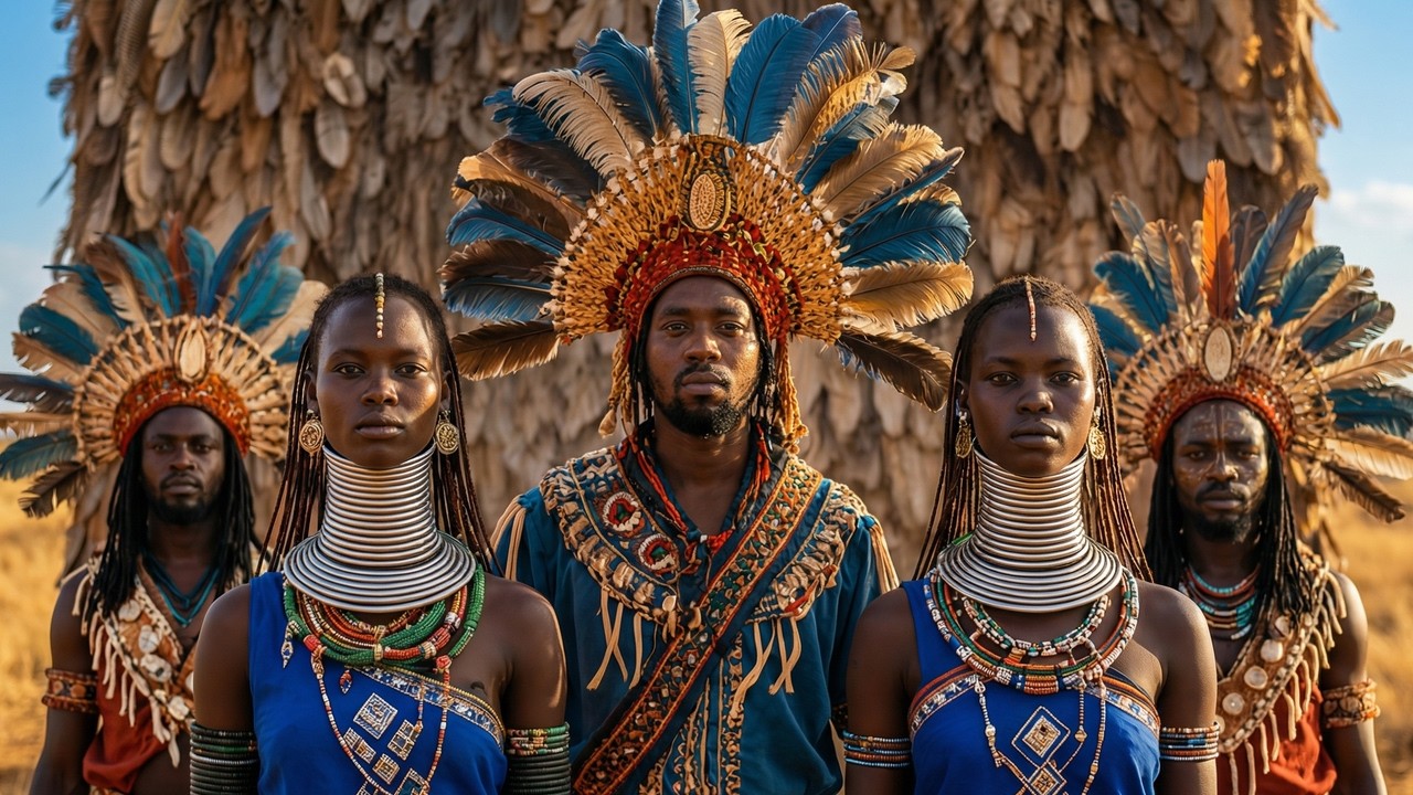 Afro House Tribal Dances (Part 2) 4K | AI Short Film