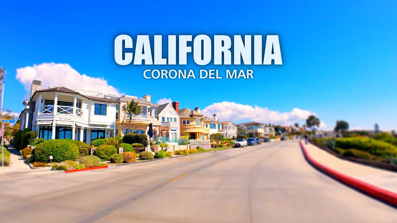 Scenic California Coastal Drive 4K | Huntington Beach to Emerald Bay along the Pacific Ocean