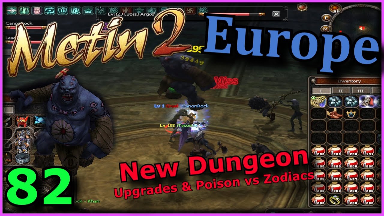 NEW Dungeon: Mysterious Echo! ⚔️ Upgrades & 60 Avg Poison vs Zodiac 41 & 51 Avg - Metin2 Europe [82]