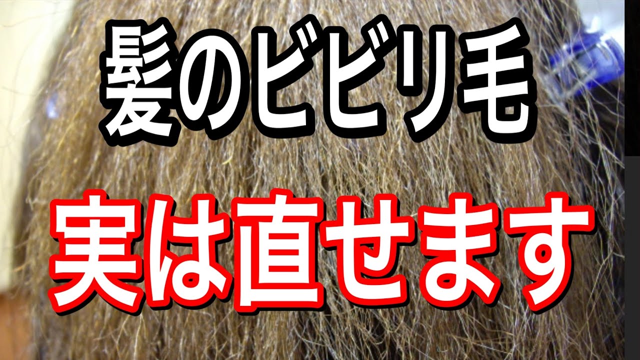 【ビビり毛直す】ビビリ毛をなおす唯一の方法！完全復活！