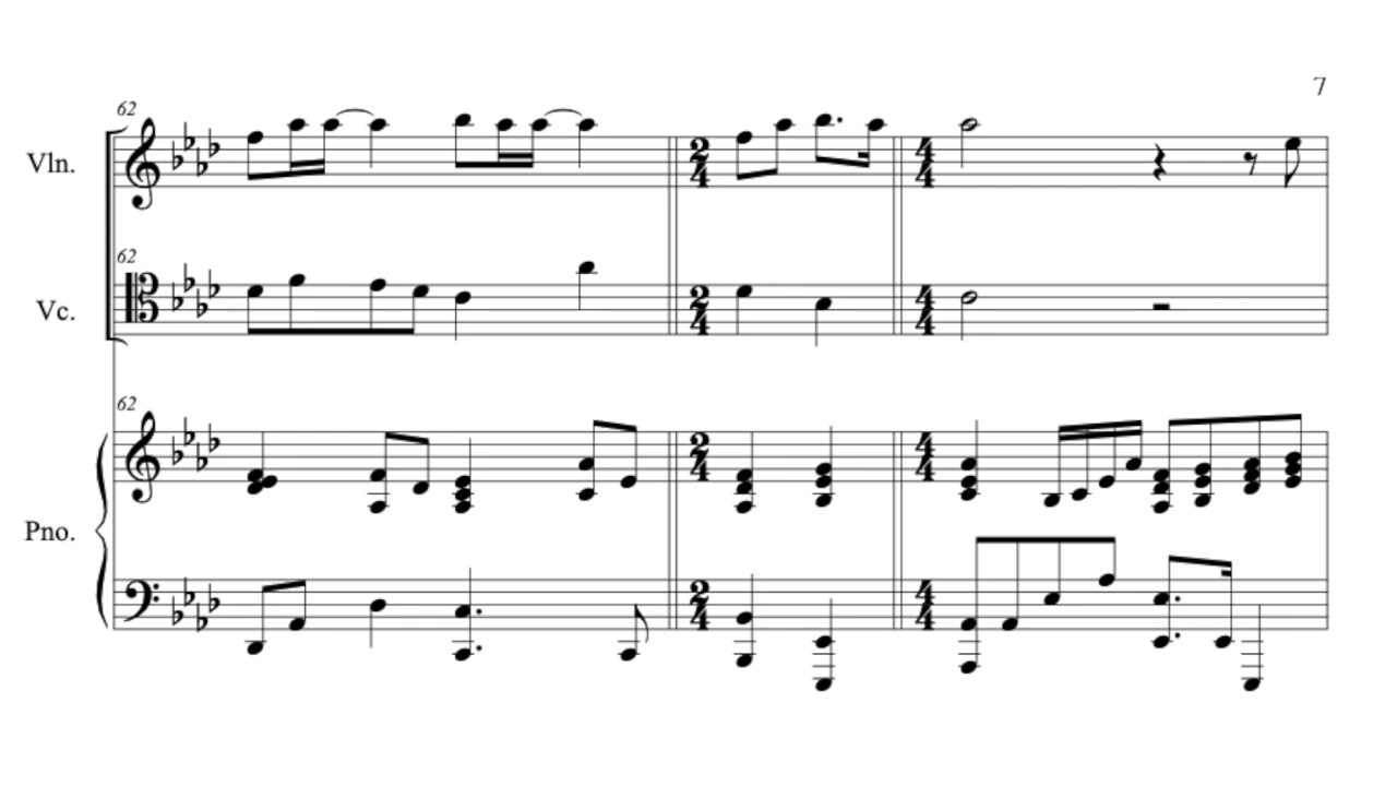 [피아노 트리오] 충만 Filled I Piano Trio