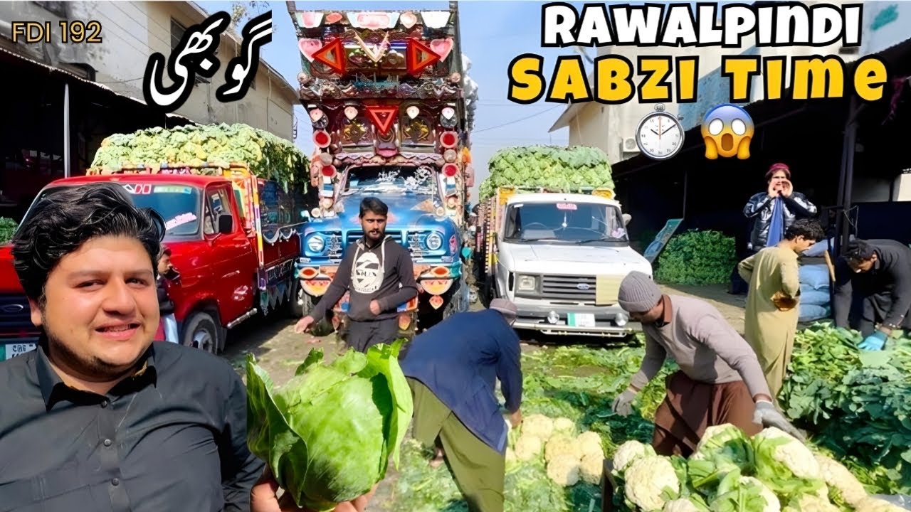 Gobi ( گوبھی) Ki Fast Delivery To Rawalpindi Mandi🔥 Mandi Ka Time⏱️| Race Against Time📍