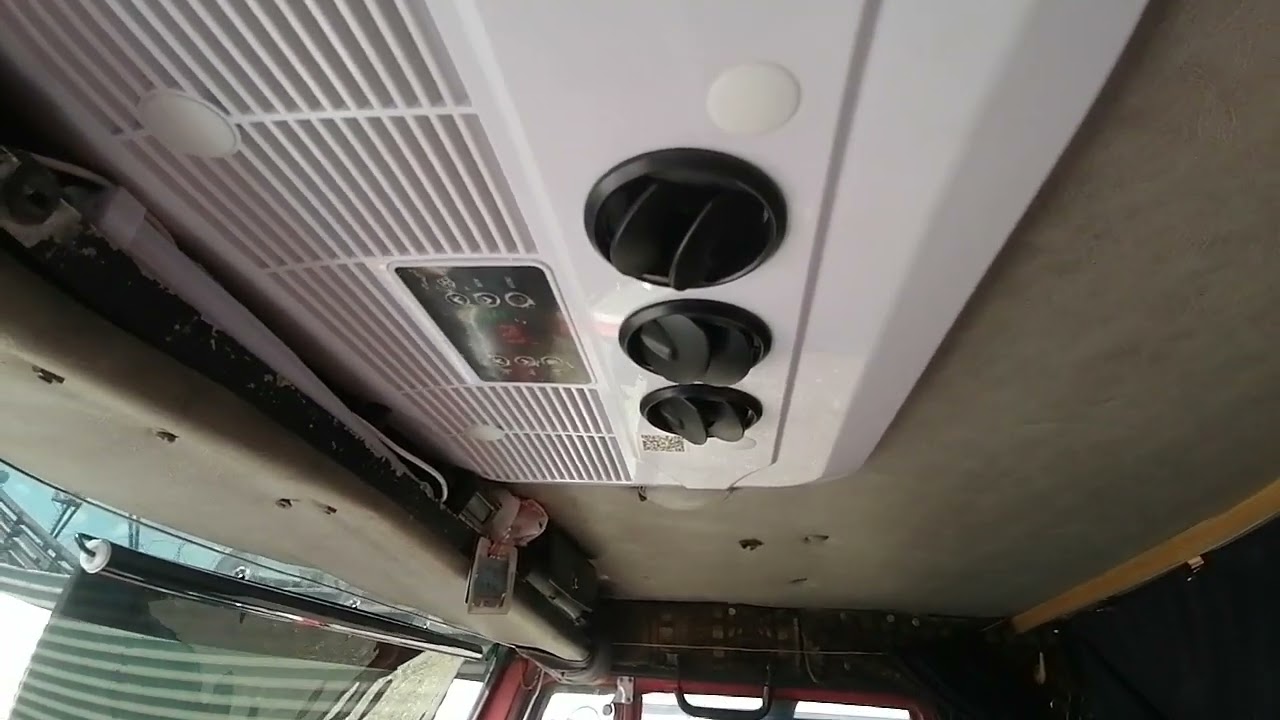 1 часть тестируем автономный кондиционер на камазе