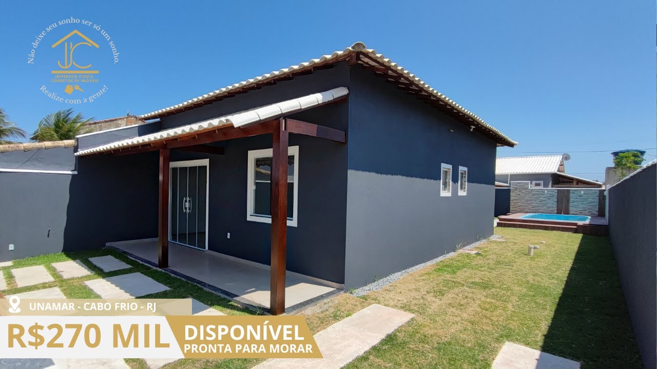 OPORTUNIDADE IMPERDÍVEL 🚨 CASA COMPLETA À VENDA EM UNAMAR - CABO FRIO - RJ