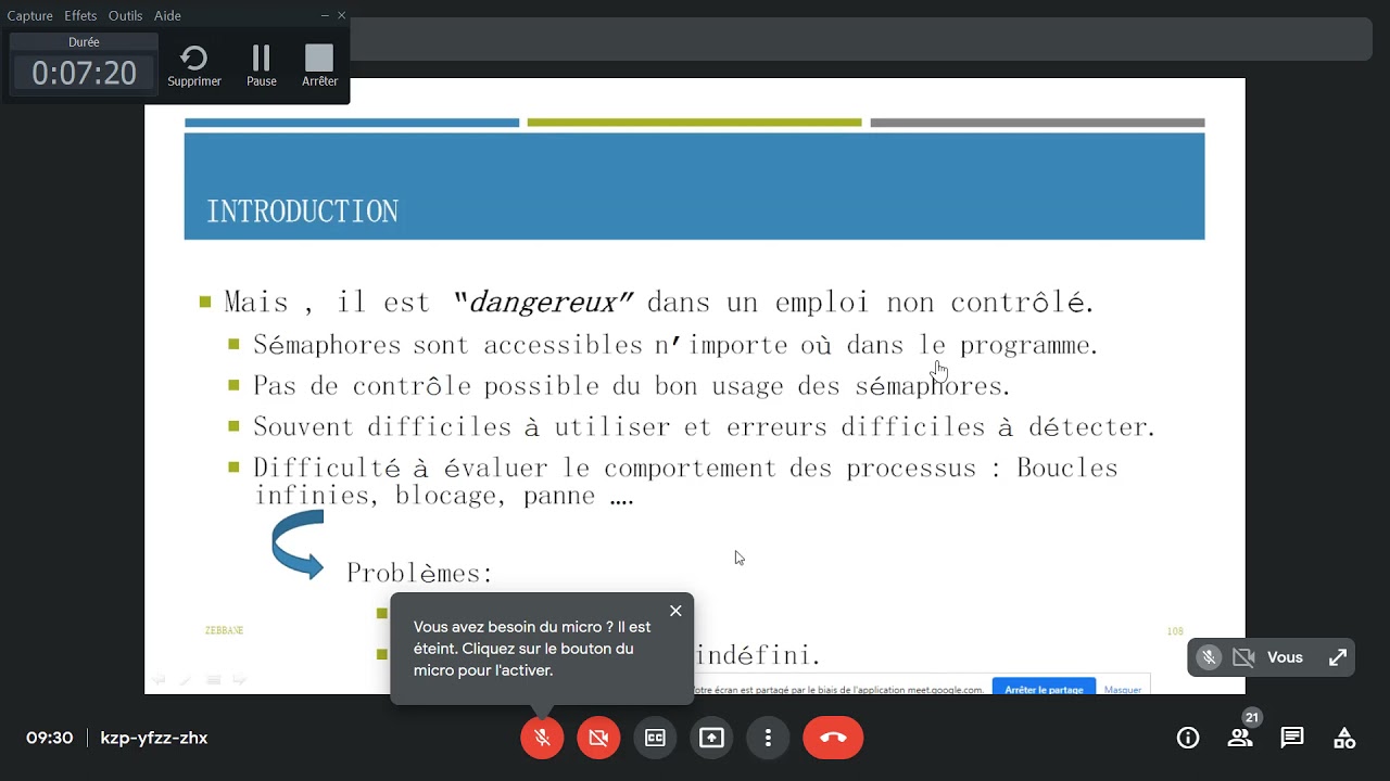 Cours Système d'exploitation (30/11/2021)