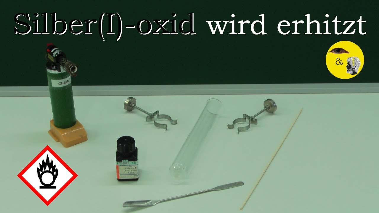 Erhitzen von Silberoxid