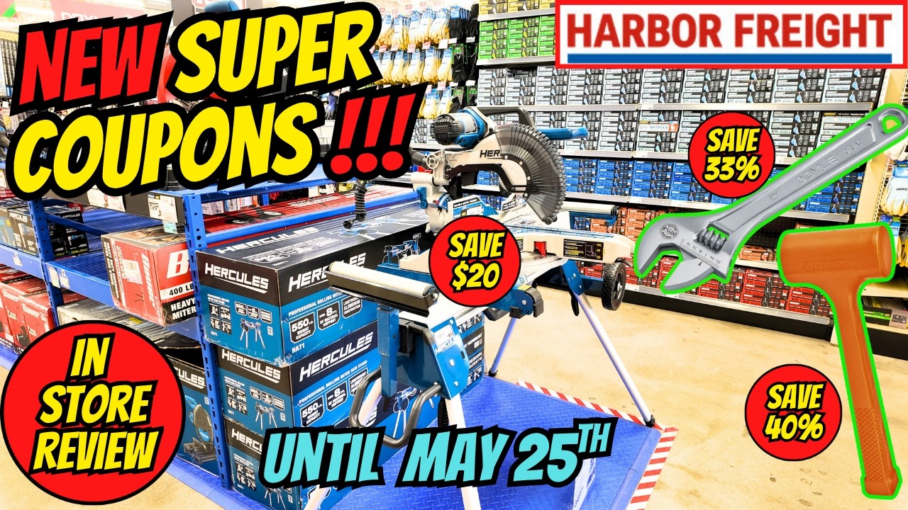 В сети появились суперкупоны Harbor Freight! Вот лучшие предложения и чего следует избегать!