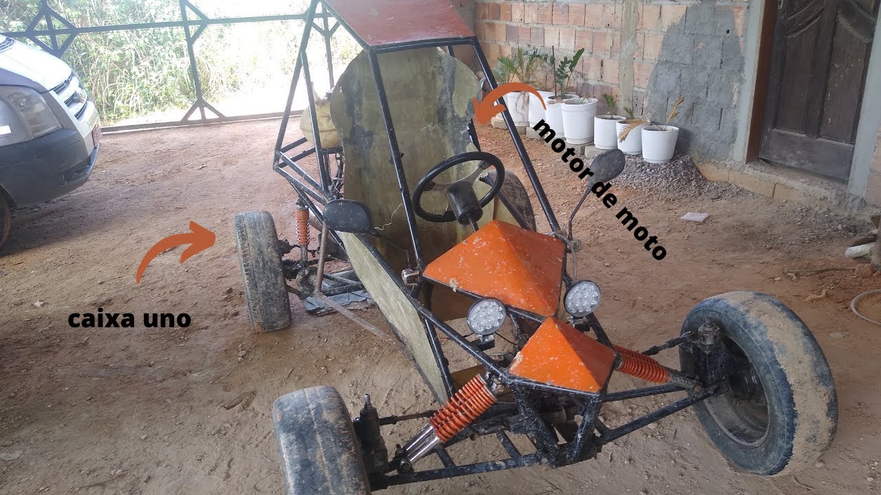 Como fiz meu kart cross com motor de 150cc